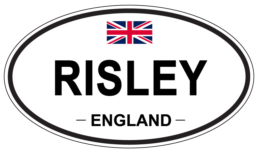 RISLEY, England - Oval Magnet