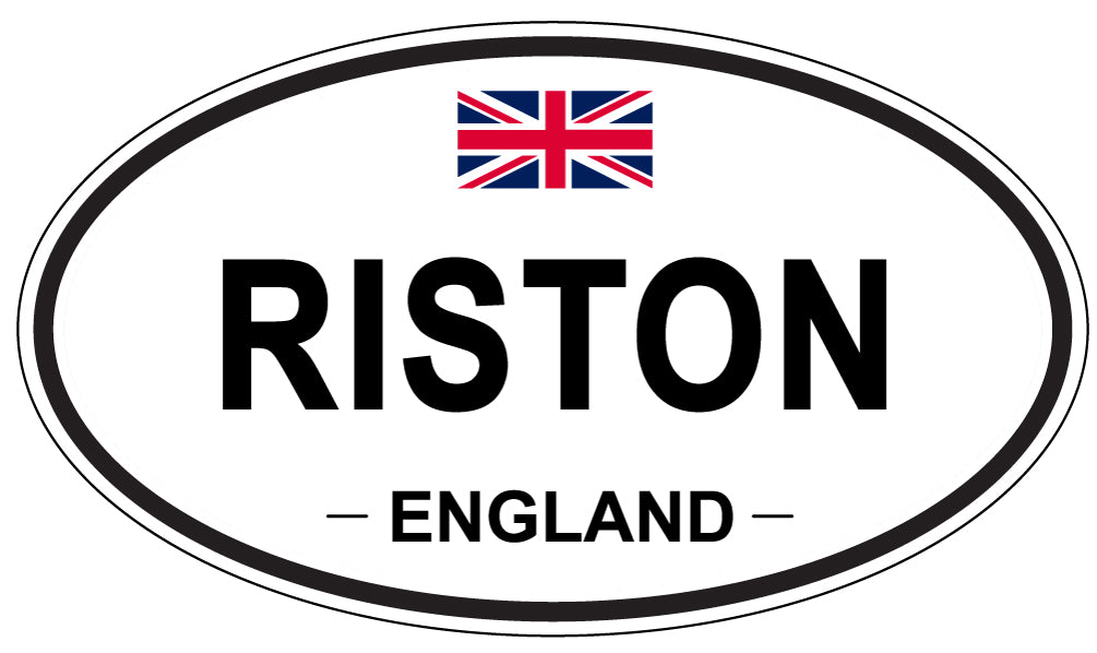 RISTON, England - Oval Magnet