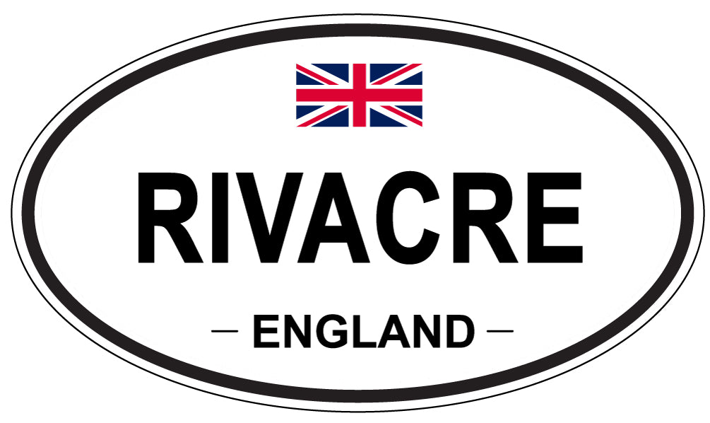 RIVACRE, England - Oval Magnet