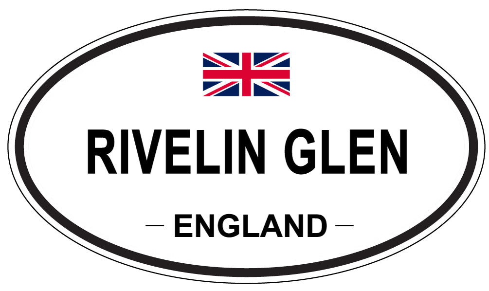 RIVELIN GLEN, England - Oval Magnet