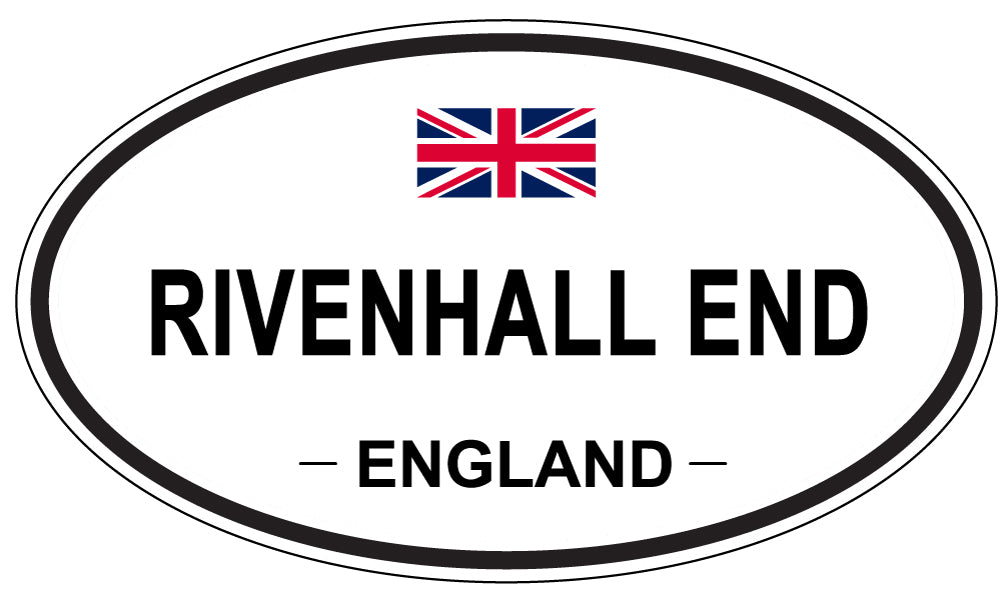 RIVENHALL END, England - Oval Magnet