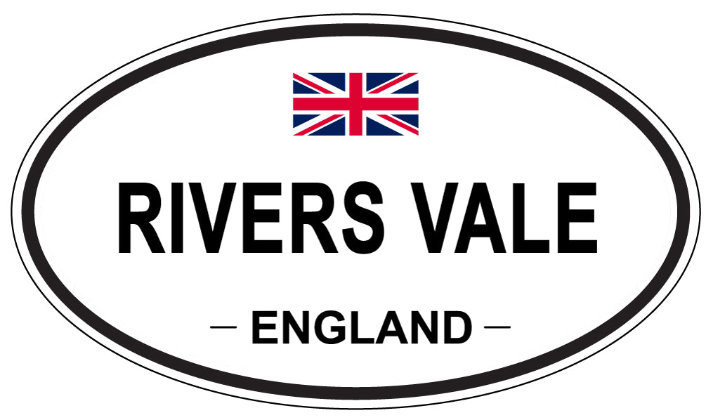 RIVERS VALE, England - Oval Magnet