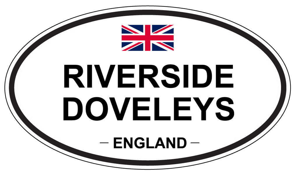 RIVERSIDE DOVELEYS, England - Oval Magnet