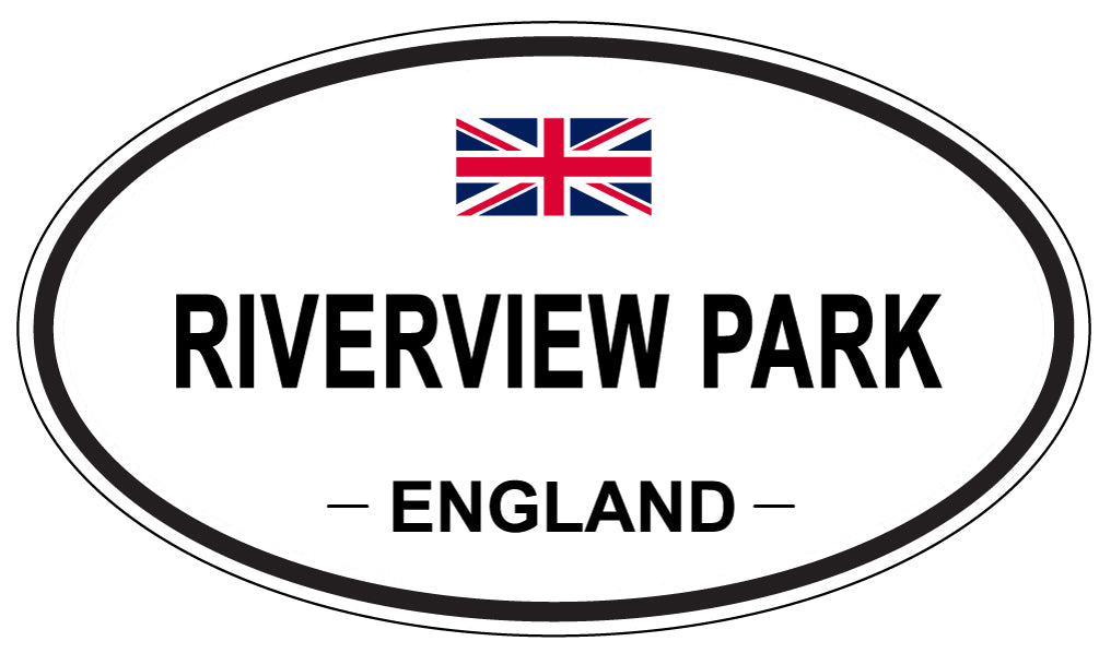 RIVERVIEW PARK, England - Oval Magnet