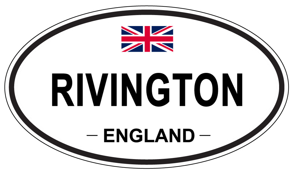 RIVINGTON, England - Oval Magnet