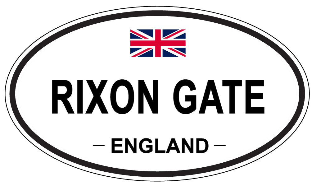 RIXON GATE, England - Oval Magnet
