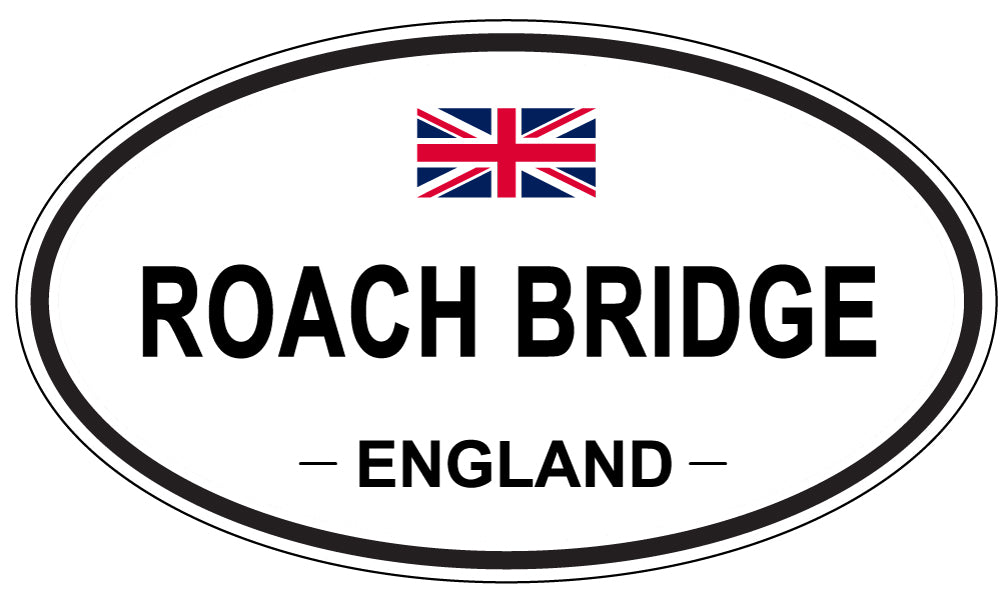 ROACH BRIDGE, England - Oval Magnet