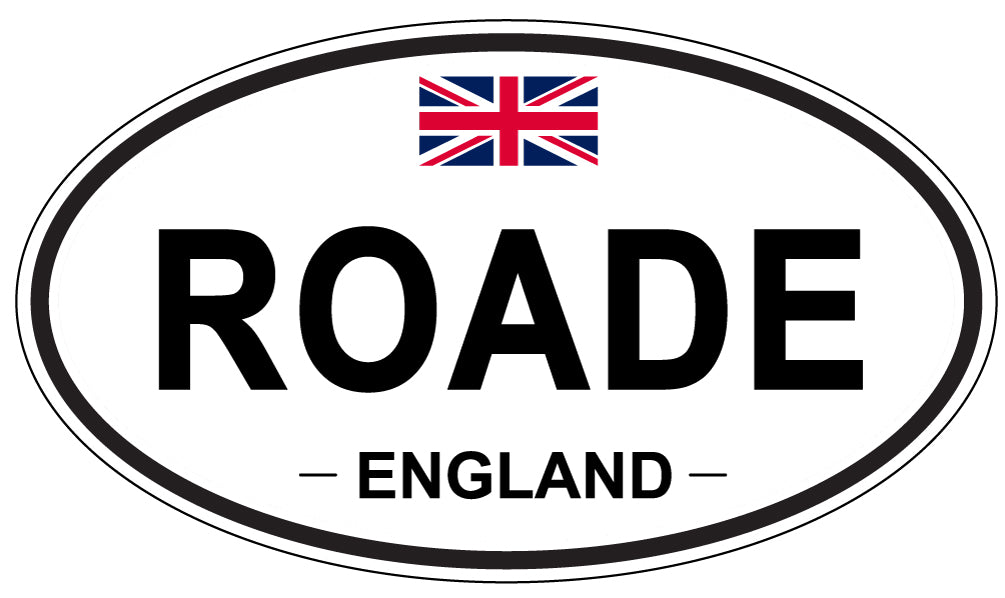 ROADE, England - Oval Magnet