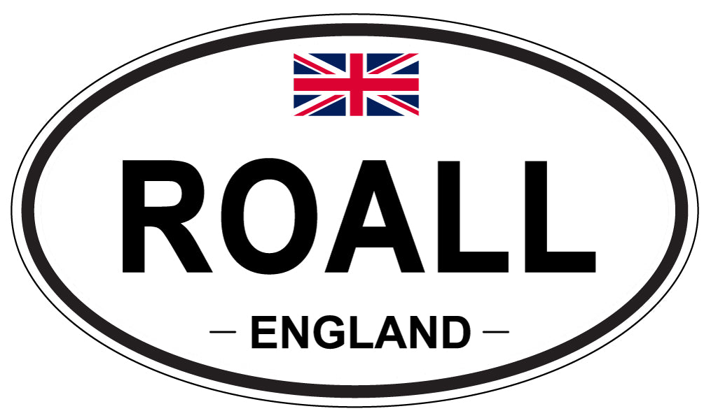 ROALL, England - Oval Magnet