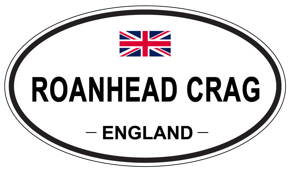 ROANHEAD CRAG, England - Oval Magnet