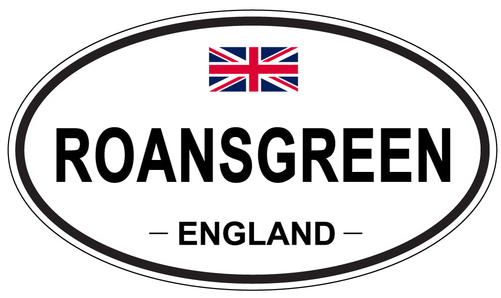 ROANSGREEN, England - Oval Magnet