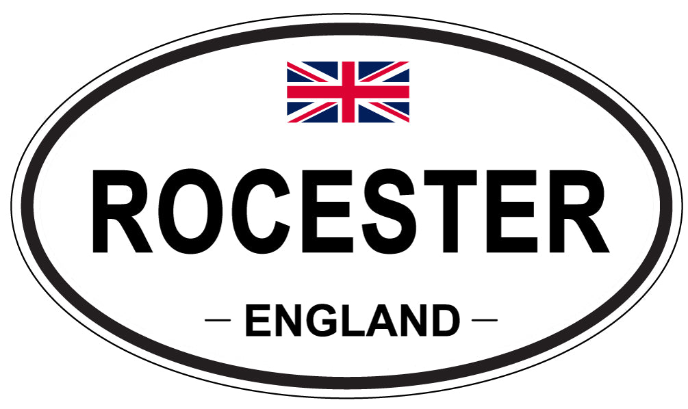 ROCESTER, England - Oval Magnet