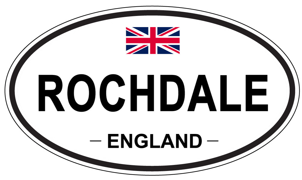 ROCHDALE, England - Oval Magnet