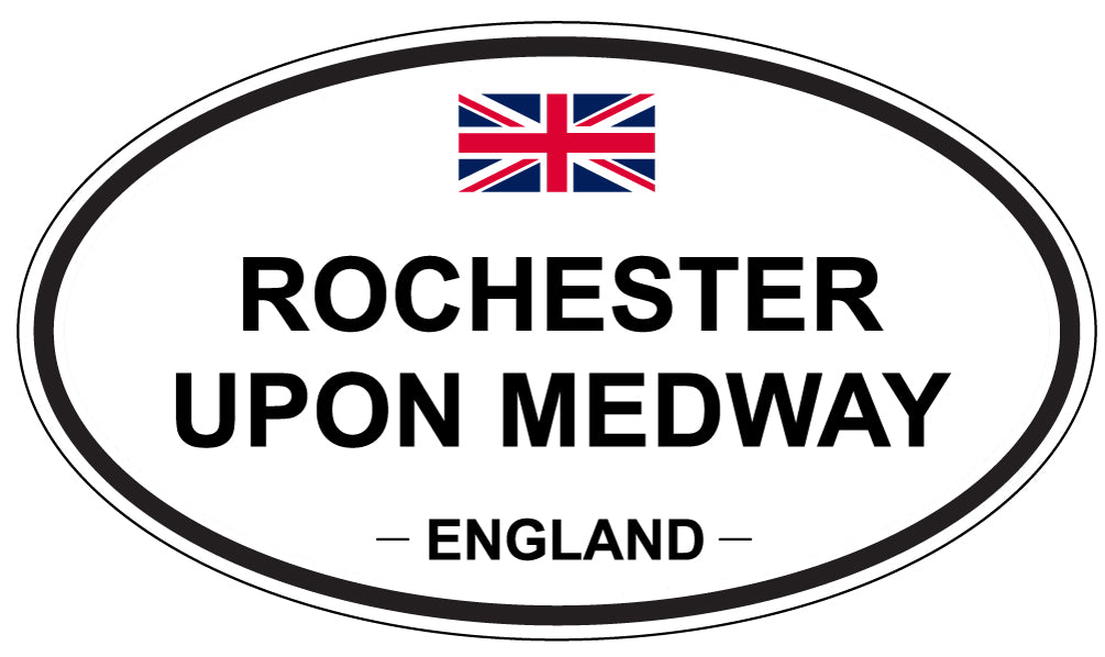 ROCHESTER UPON MEDWAY, England - Oval Magnet