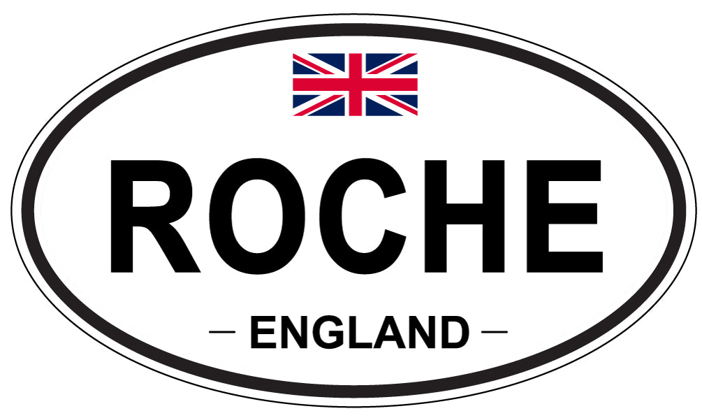 ROCHE, England - Oval Magnet