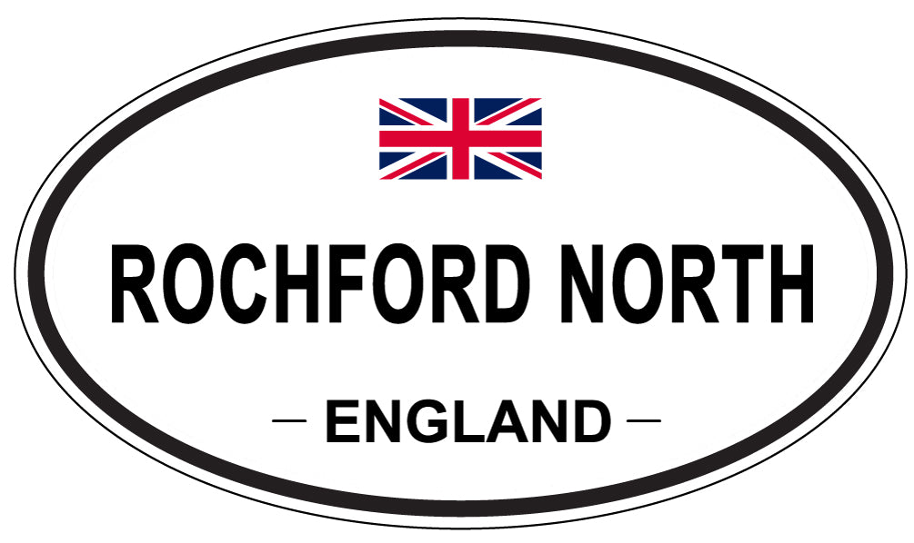 ROCHFORD NORTH, England - Oval Magnet