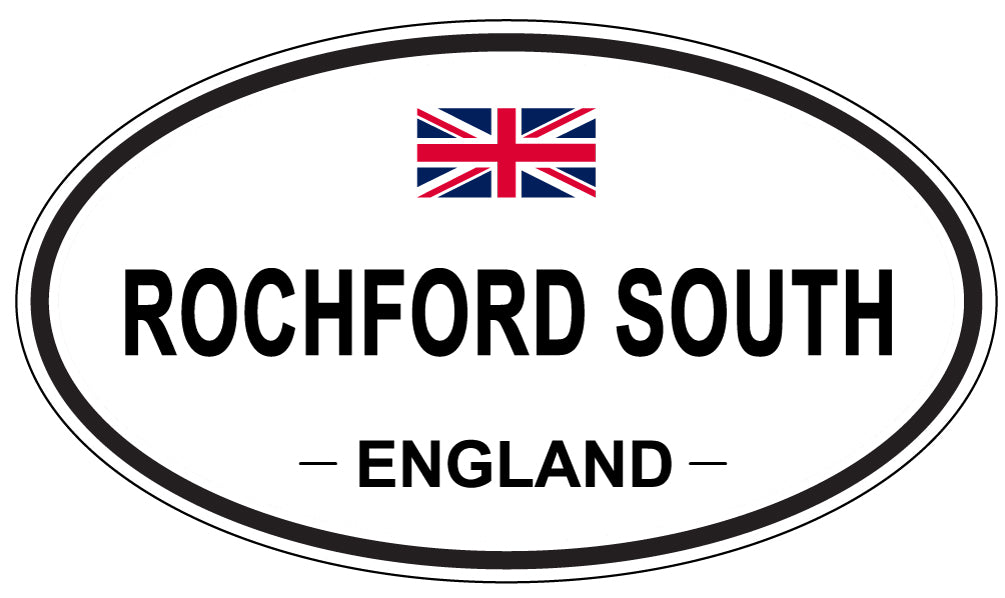 ROCHFORD SOUTH, England - Oval Magnet
