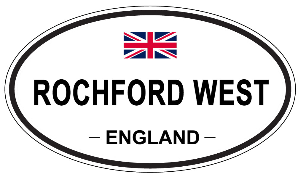 ROCHFORD WEST, England - Oval Magnet