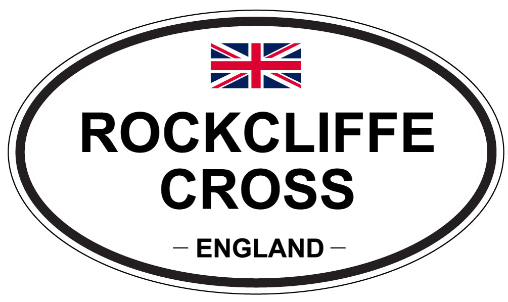 ROCKCLIFFE CROSS, England - Oval Magnet