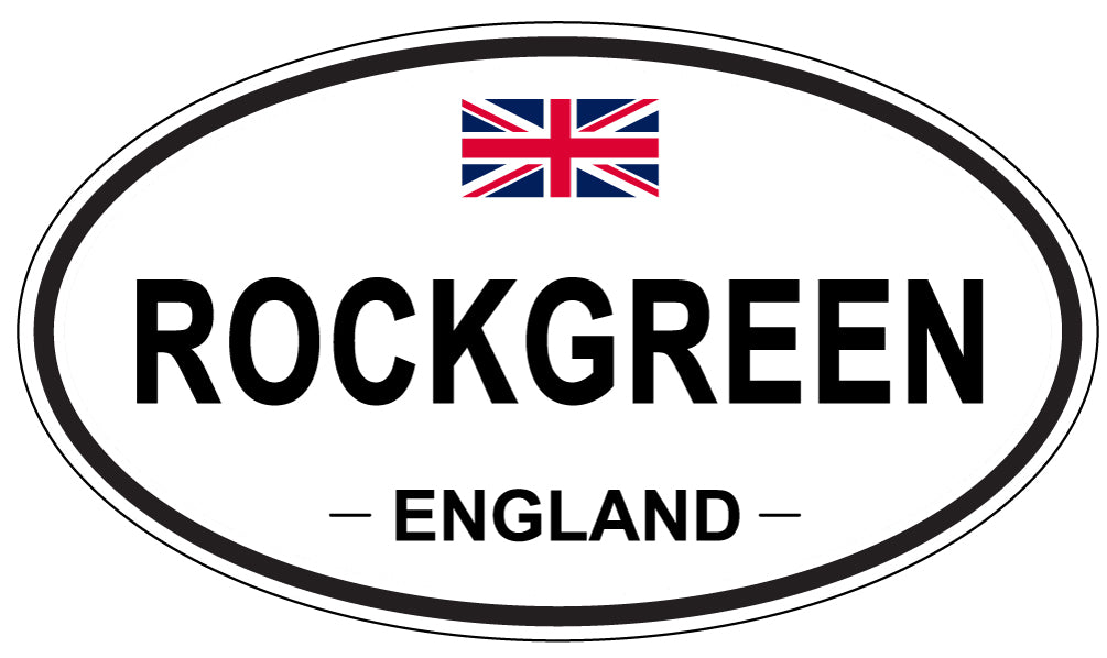 ROCKGREEN, England - Oval Magnet