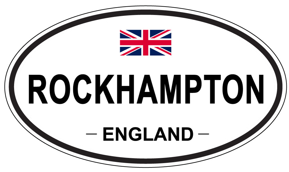 ROCKHAMPTON, England - Oval Magnet