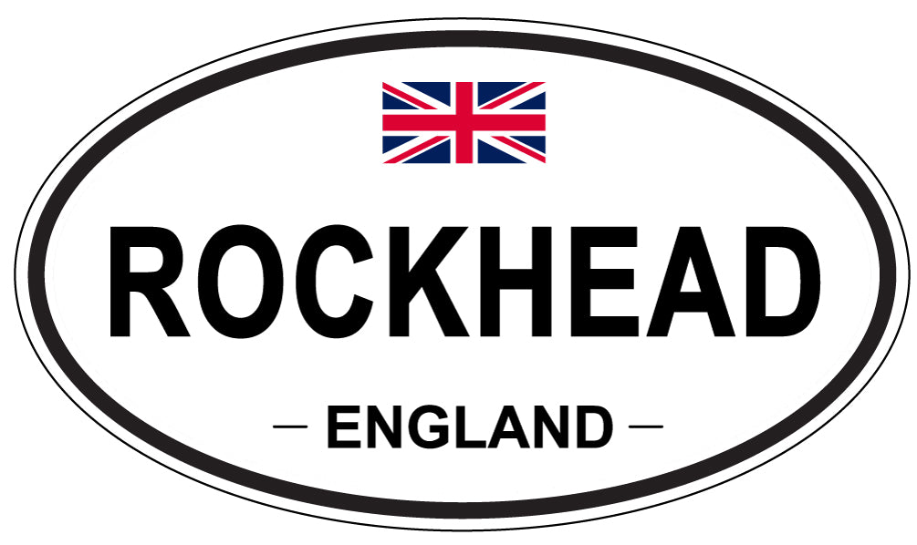 ROCKHEAD, England - Oval Magnet