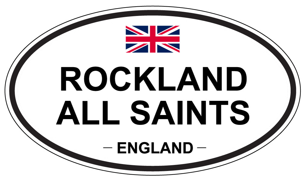 ROCKLAND ALL SAINTS, England - Oval Magnet