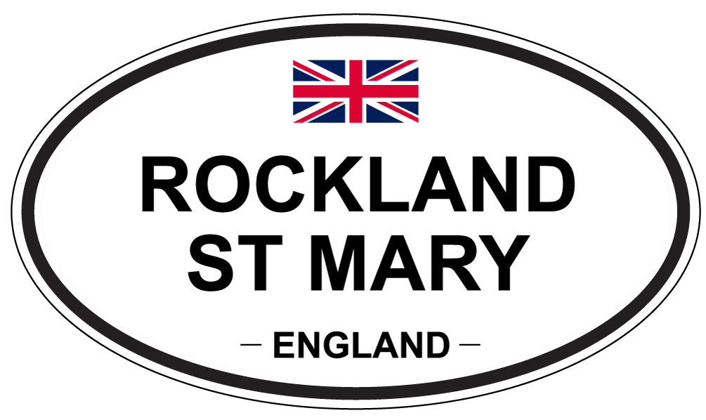 ROCKLAND ST MARY, England - Oval Magnet