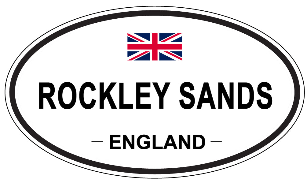 ROCKLEY SANDS, England - Oval Magnet