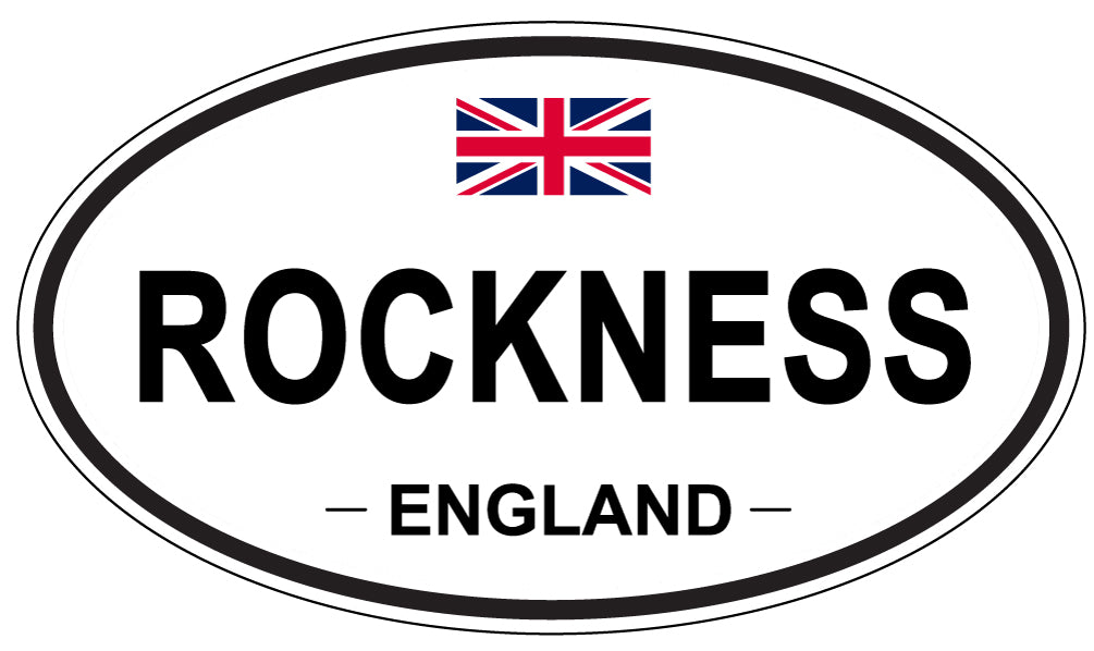 ROCKNESS, England - Oval Magnet