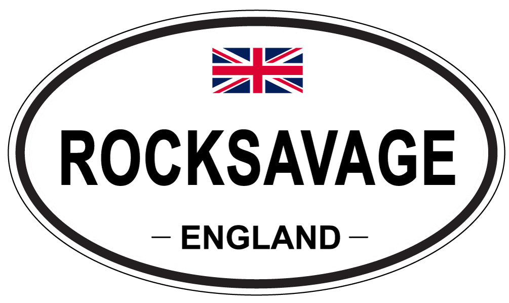 ROCKSAVAGE, England - Oval Magnet