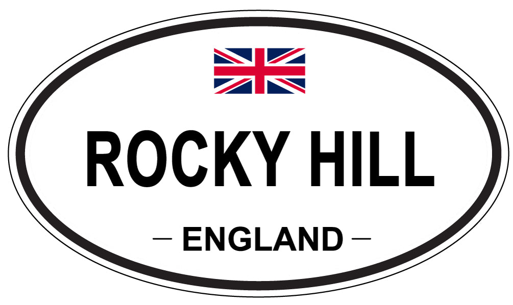 ROCKY HILL, England - Oval Magnet