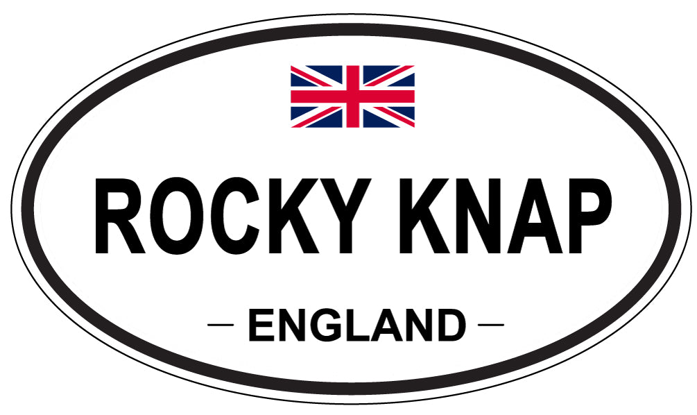 ROCKY KNAP, England - Oval Magnet