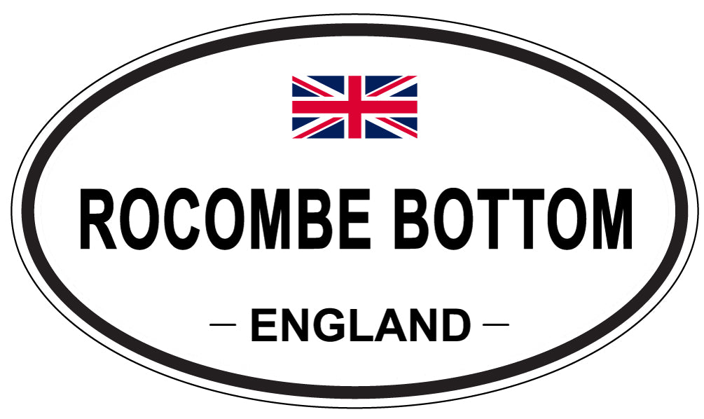 ROCOMBE BOTTOM, ENGLAND - Oval Sticker