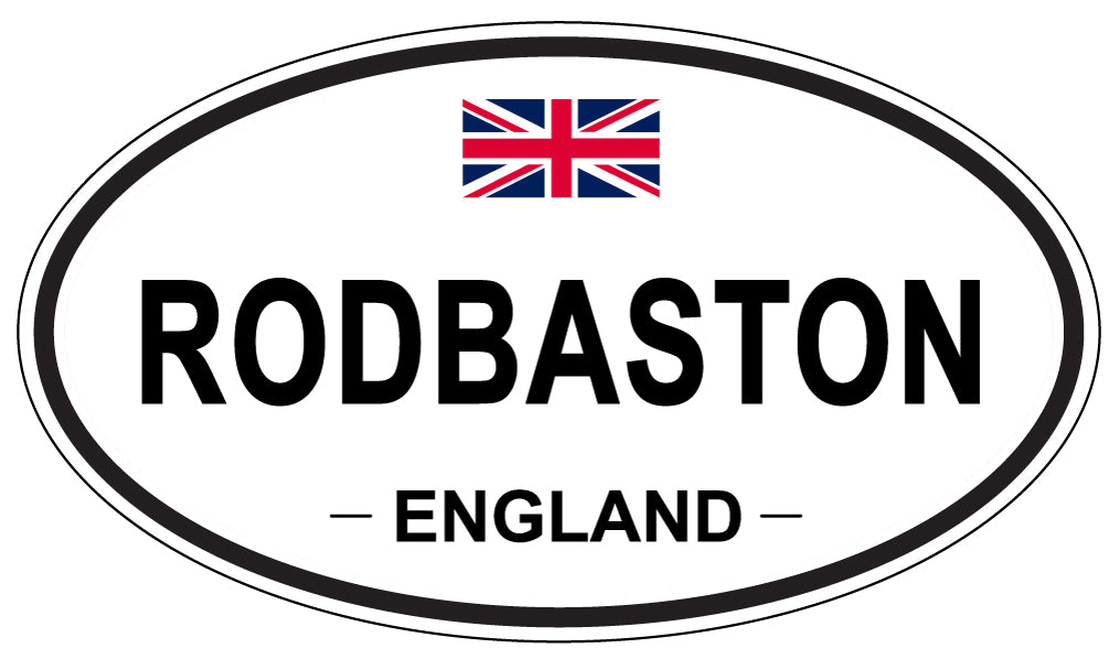 RODBASTON, England - Oval Magnet