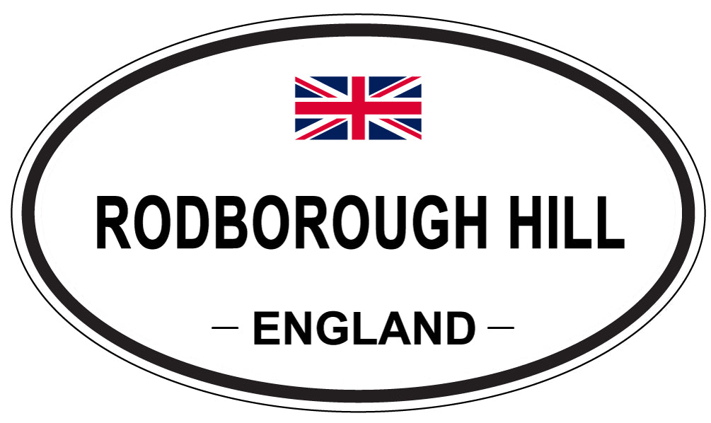 RODBOROUGH HILL, England - Oval Magnet