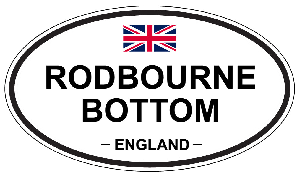 RODBOURNE BOTTOM, England - Oval Magnet