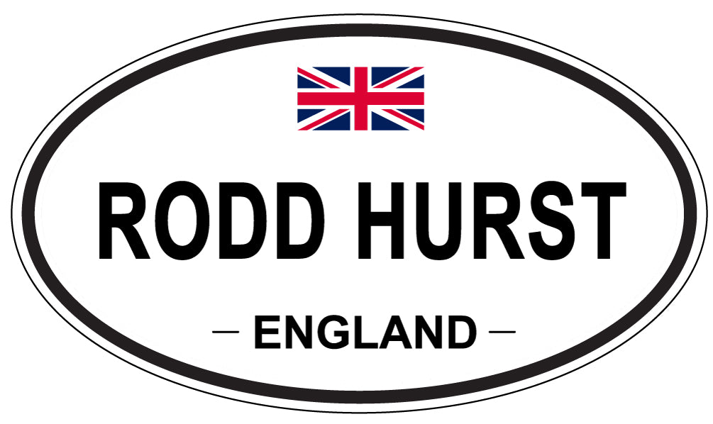 RODD HURST, England - Oval Magnet
