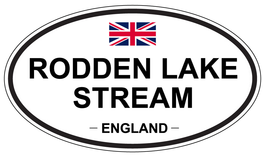 RODDEN LAKE STREAM, England - Oval Magnet