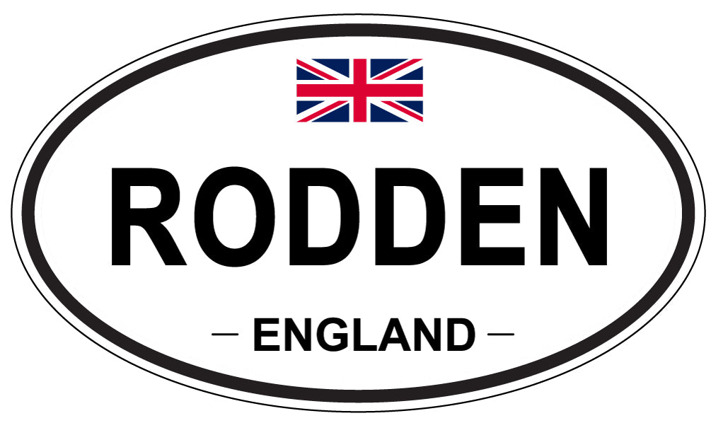 RODDEN, England - Oval Magnet