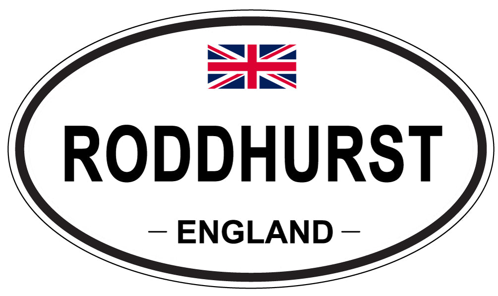 RODDHURST, England - Oval Magnet