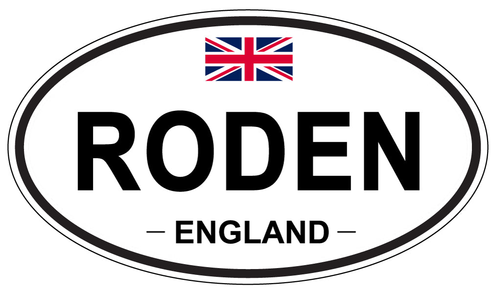 RODEN, England - Oval Magnet