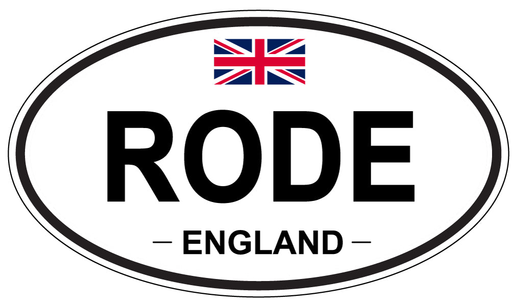 RODE, England - Oval Magnet