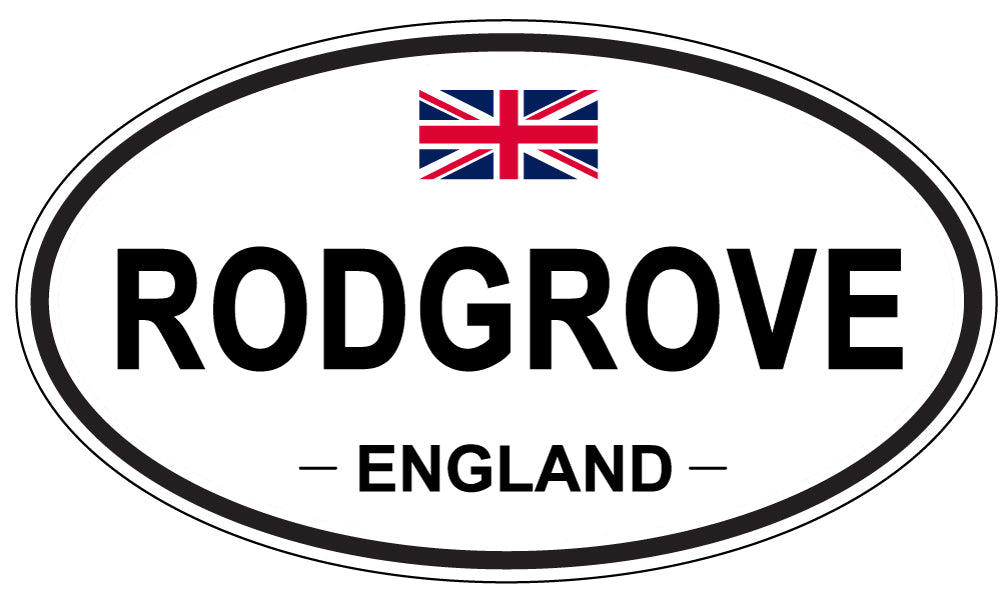 RODGROVE, England - Oval Magnet