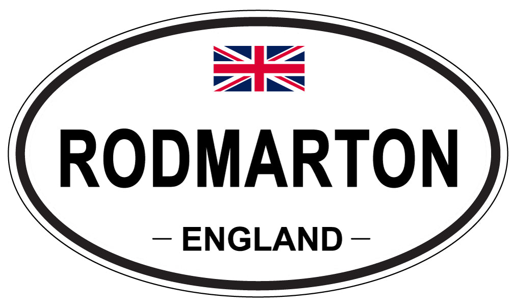 RODMARTON, England - Oval Magnet