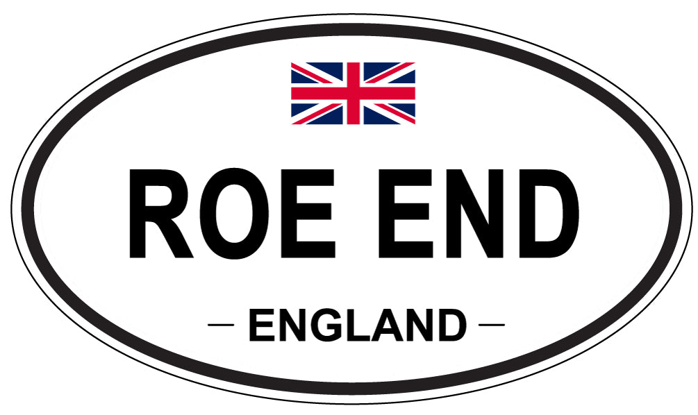 ROE END, England - Oval Magnet