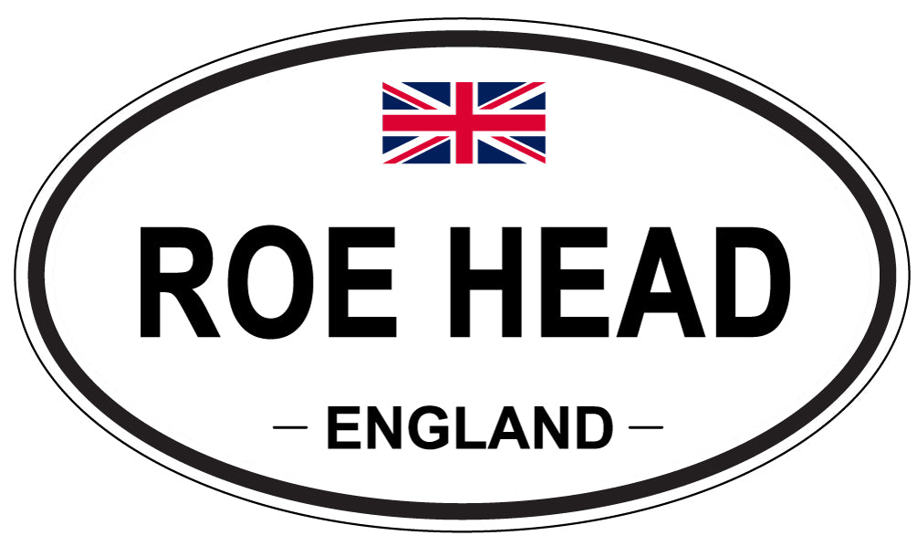 ROE HEAD, England - Oval Magnet