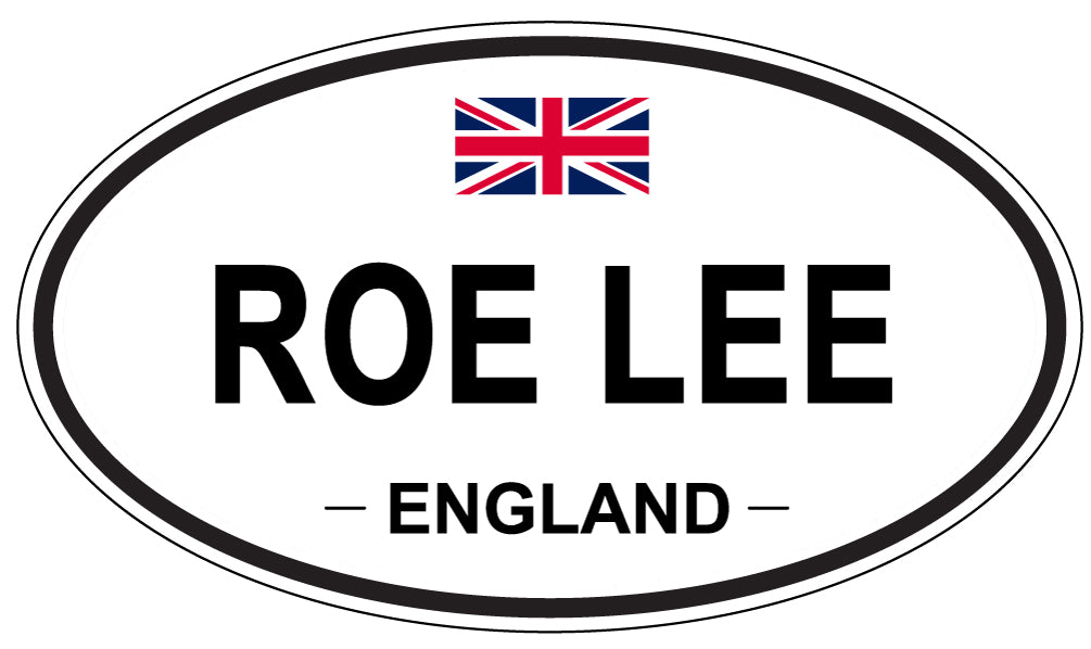 ROE LEE, England - Oval Magnet