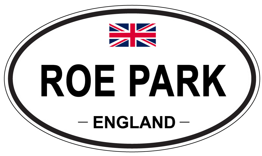 ROE PARK, England - Oval Magnet
