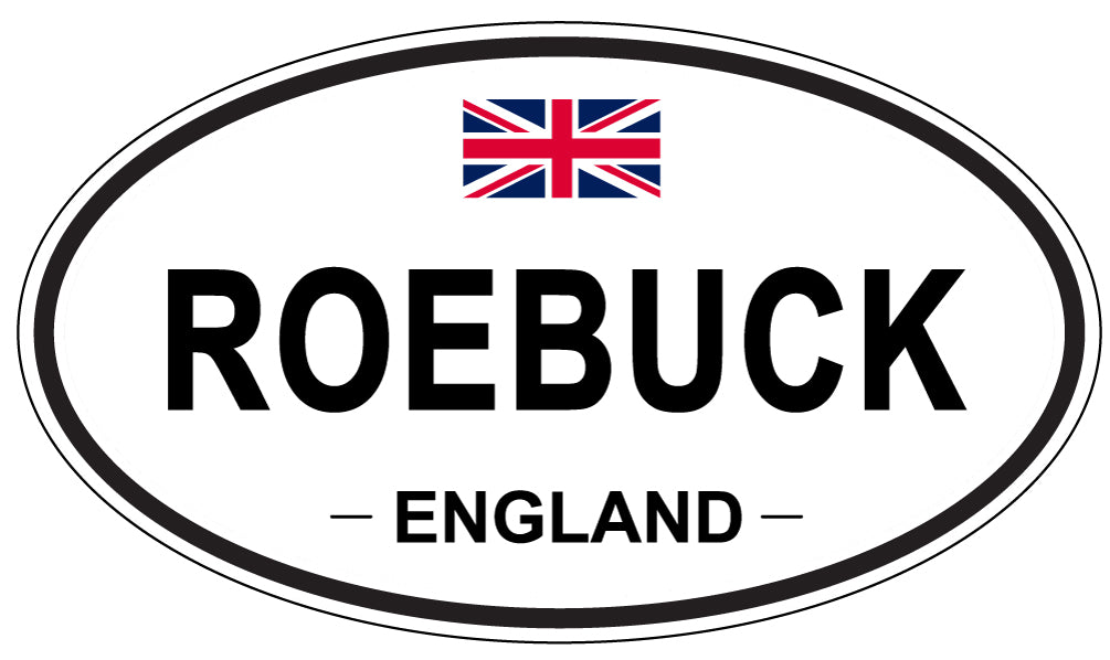 ROEBUCK, England - Oval Magnet